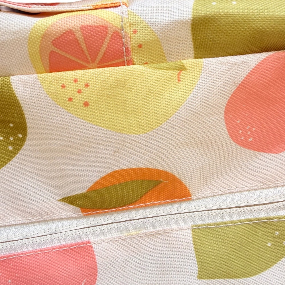 Calpak Packing Cubes 3pc Citrus Fruit Print Travel Organizers Summer Aesthetic - Picture 3 of 6